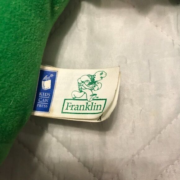 Talking Franklin Turtle 12” Plush Kidpower Nelvana Vintage 1986 and still works - Picture 4 of 8